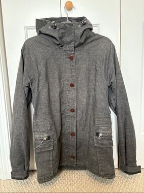 Women's Gray Holden Outerwear Hooded Snowboard/Ski Utility Jacket